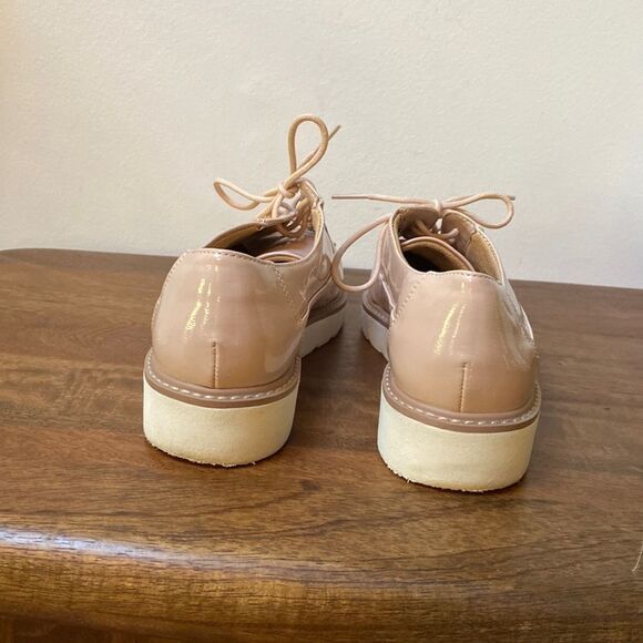 NATURALIZER Emme Casual Patent Oxford Shoes Size 9M - Picture 5 of 10
